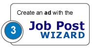 Create an ad with the Job Post Wizard