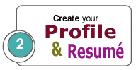 Create your Profile & Resume
